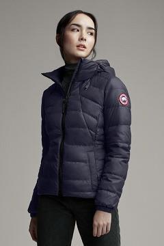 Chamarras Canada Goose Mujer México - Abbott Chaqueta De Plumas Azul Marino YM3025978